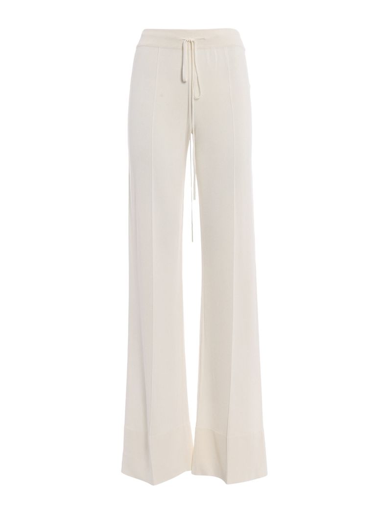 ERMANNO SCERVINO ELASTICATED WAIST TROUSERS,10572698