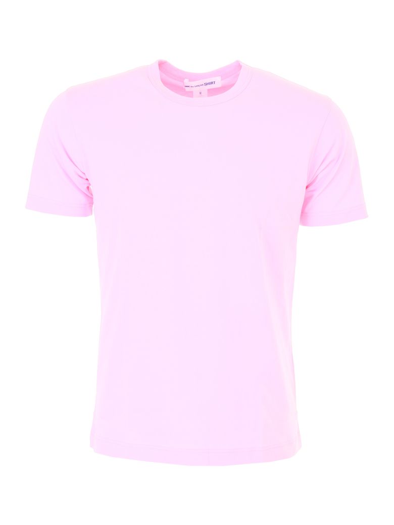 Comme Des Garçons Shirt Unisex Cotton T-shirt In Pink|rosa