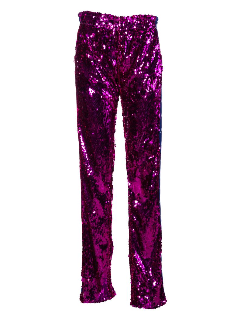 FAITH CONNEXION HIGH WAIST SEQUIN TROUSERS,10595923