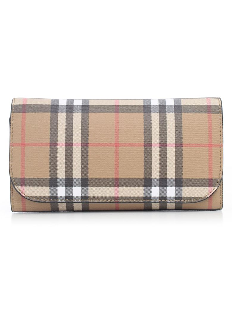 BURBERRY HOUSE CHECKED CONTINENTAL WALLET,10630475