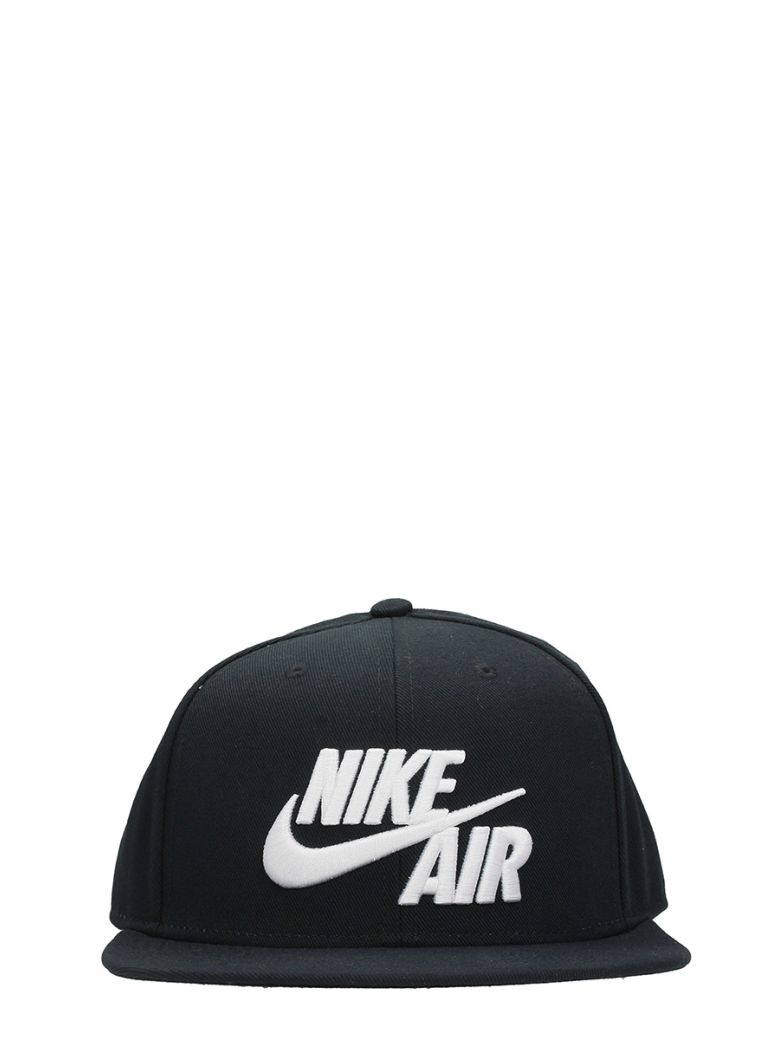 NIKE AIR TRUE SNAPBACK BLACK COTTON CAP,10597685