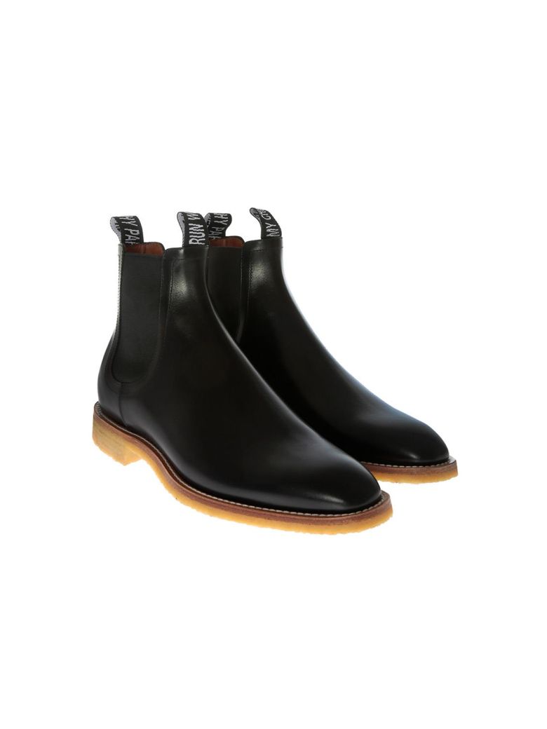 GIVENCHY LOGO TAB CHELSEA BOOTS,10604839