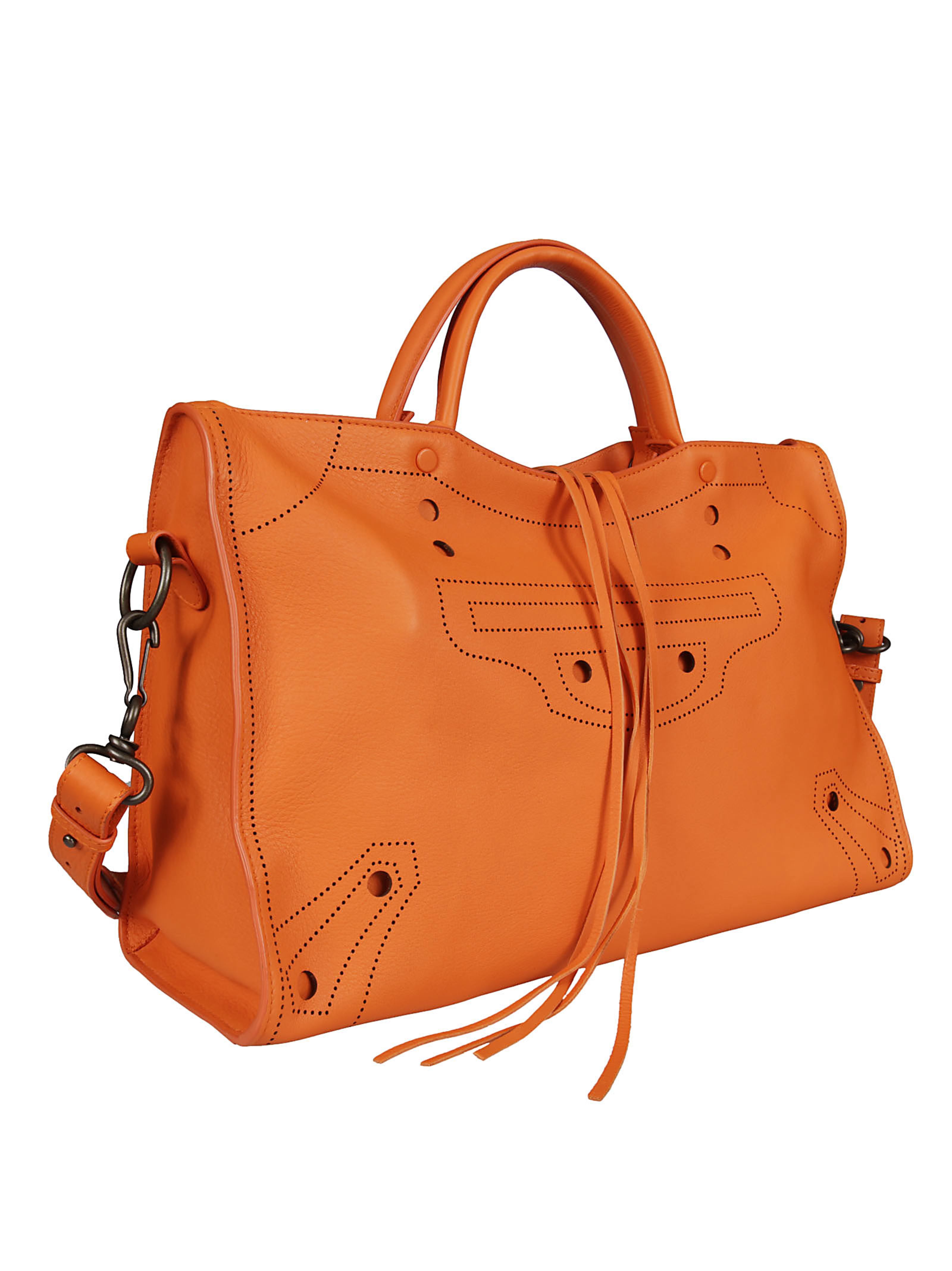 balenciaga orange bag