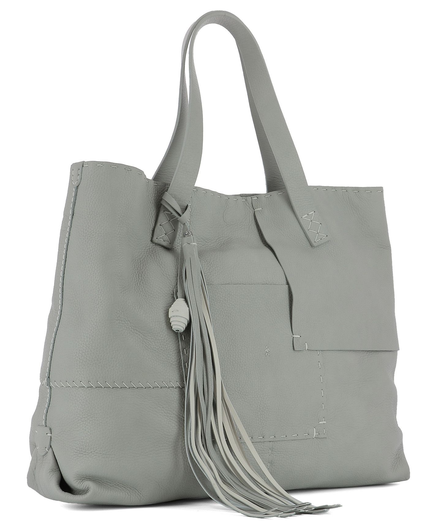 henry beguelin - Grey Leather Shoulder Bag - Grey, Women&#39;s Shoulder Bags | Italist
