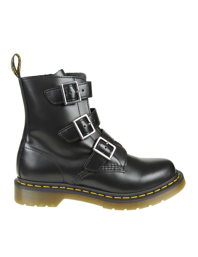 Dr. Martens - Dr. Martens Boots With Buckles Black Color, Women's Boots ...