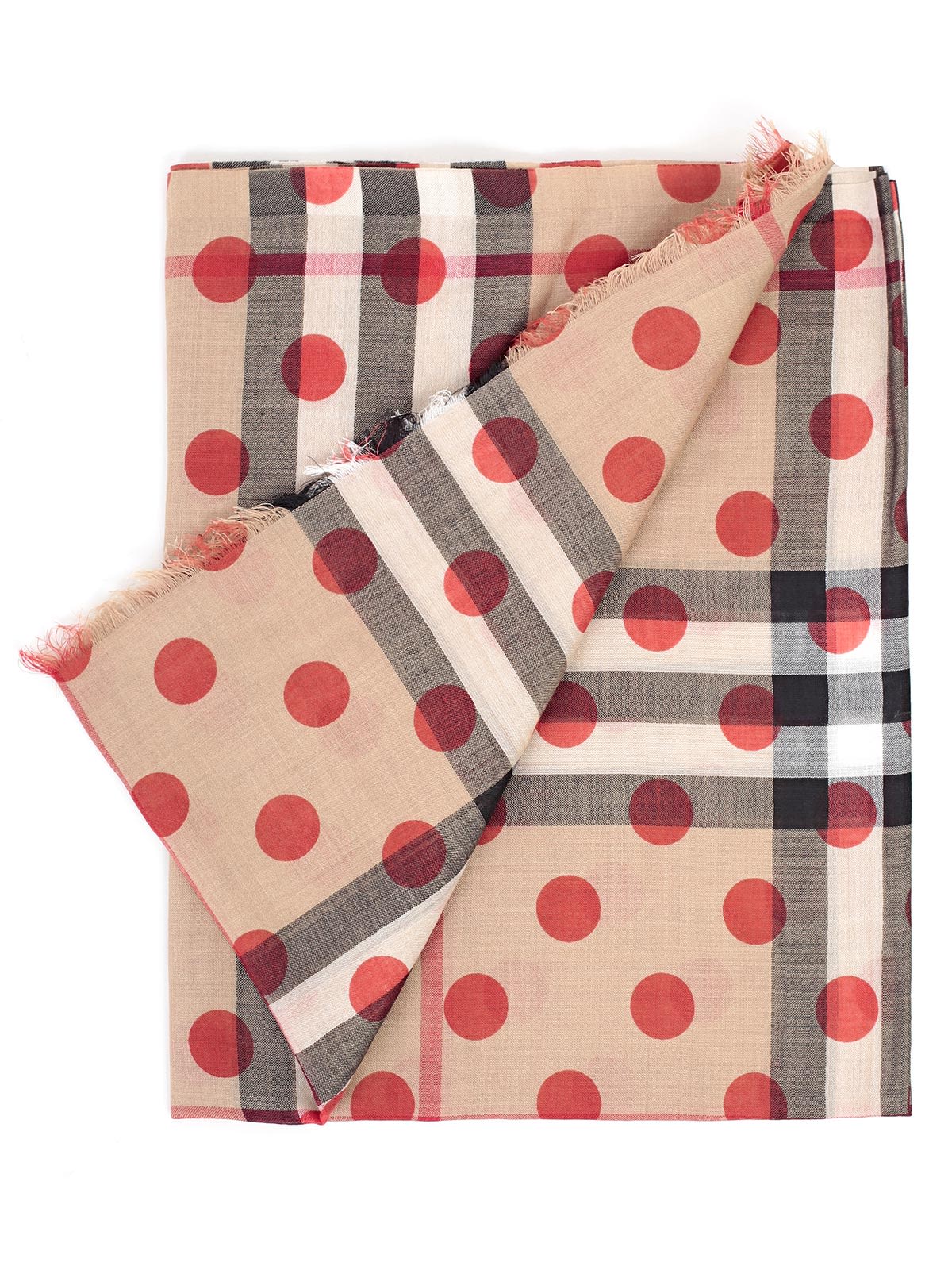 burberry polka dot scarf