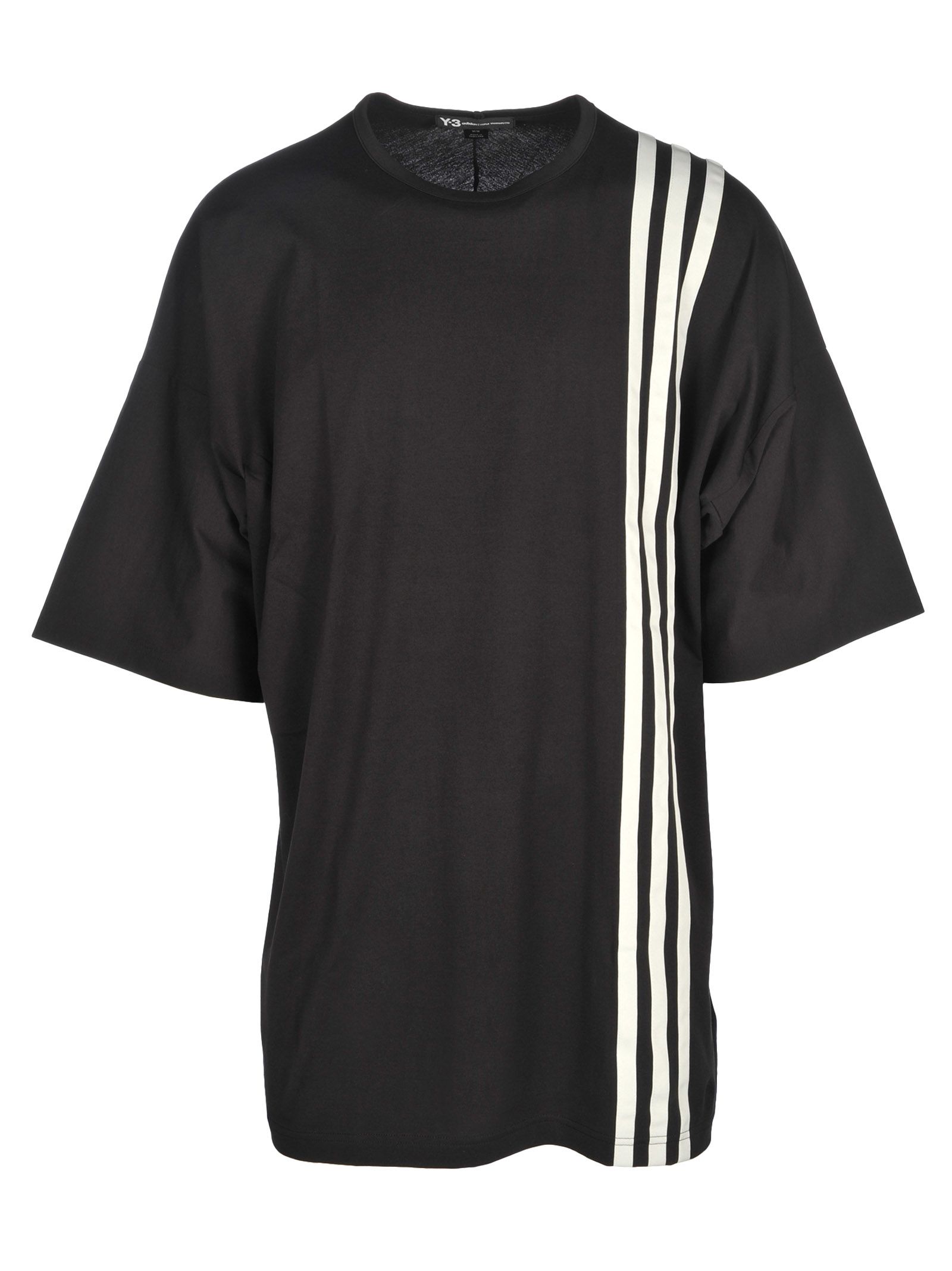 adidas y3 3stp tee in black