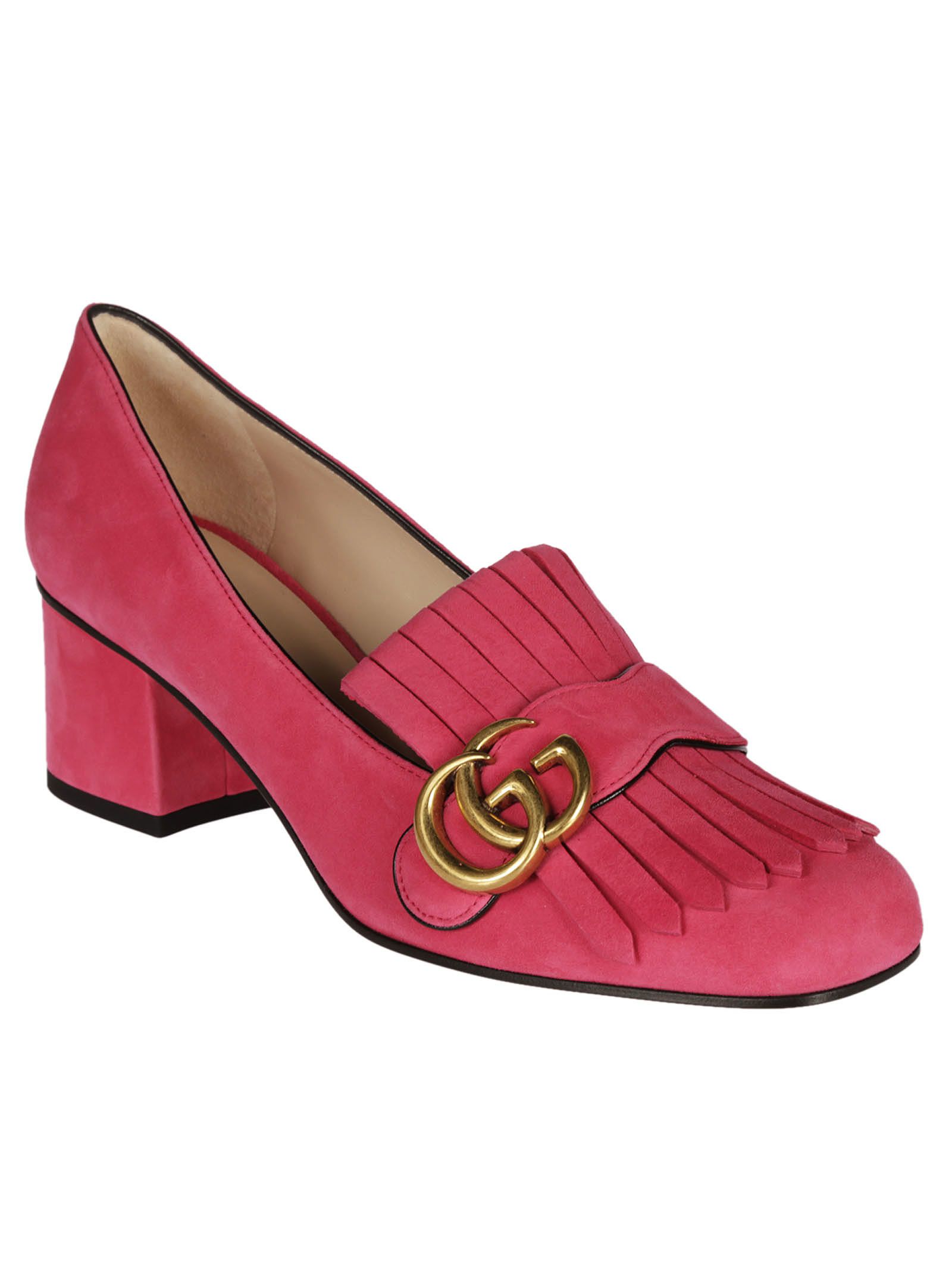italist | Best price in the market for Gucci Gucci Marmont Pumps - Hot ...