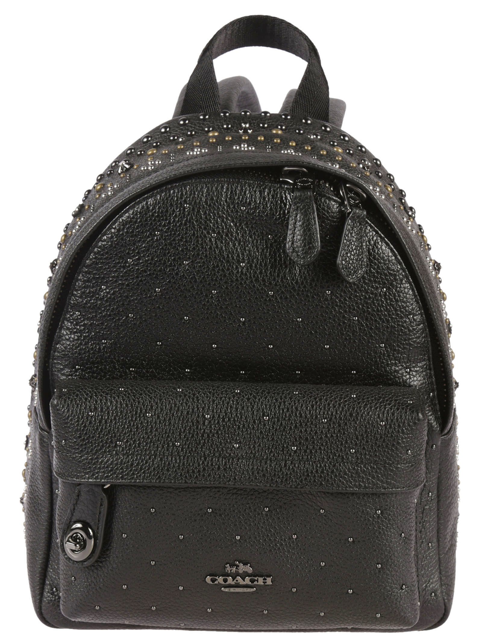 Coach - Coach Mini Studded Backpack - Black, Women&#39;s Backpacks | Italist
