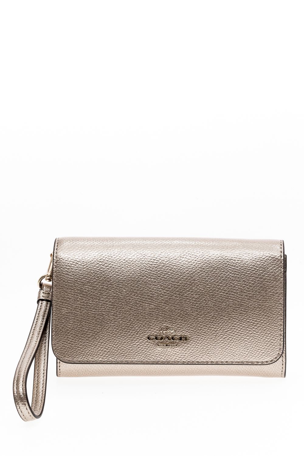 Coach - Leather Wallet Coach - GOLD, Women&#39;s Totes | Italist
