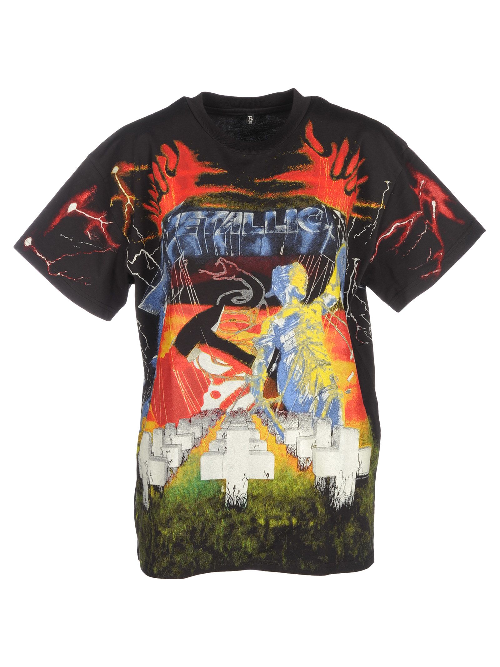 metallica print t-shirt