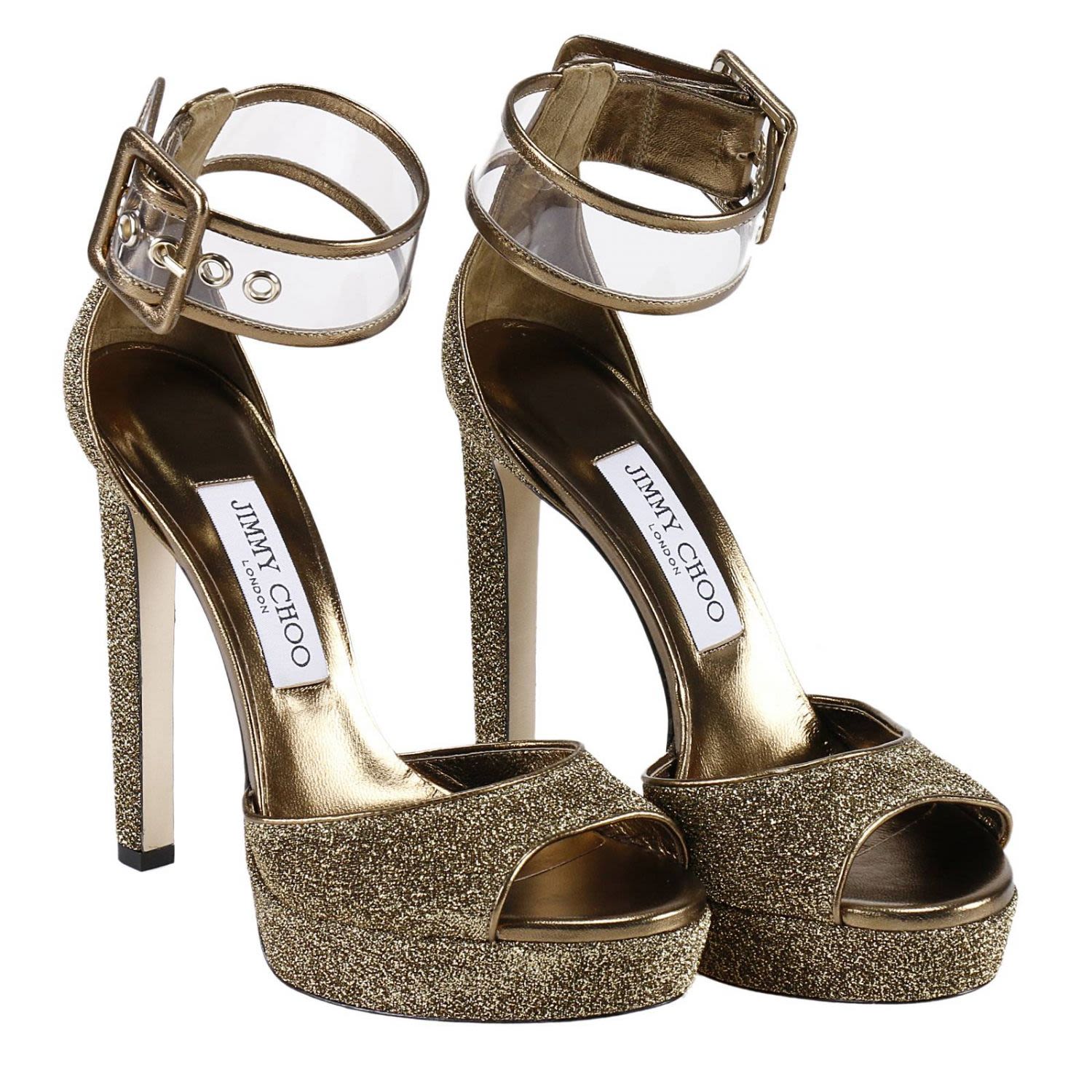 Jimmy Choo Heeled Sandals Shoes Women Jimmy Choo gold, Women's High