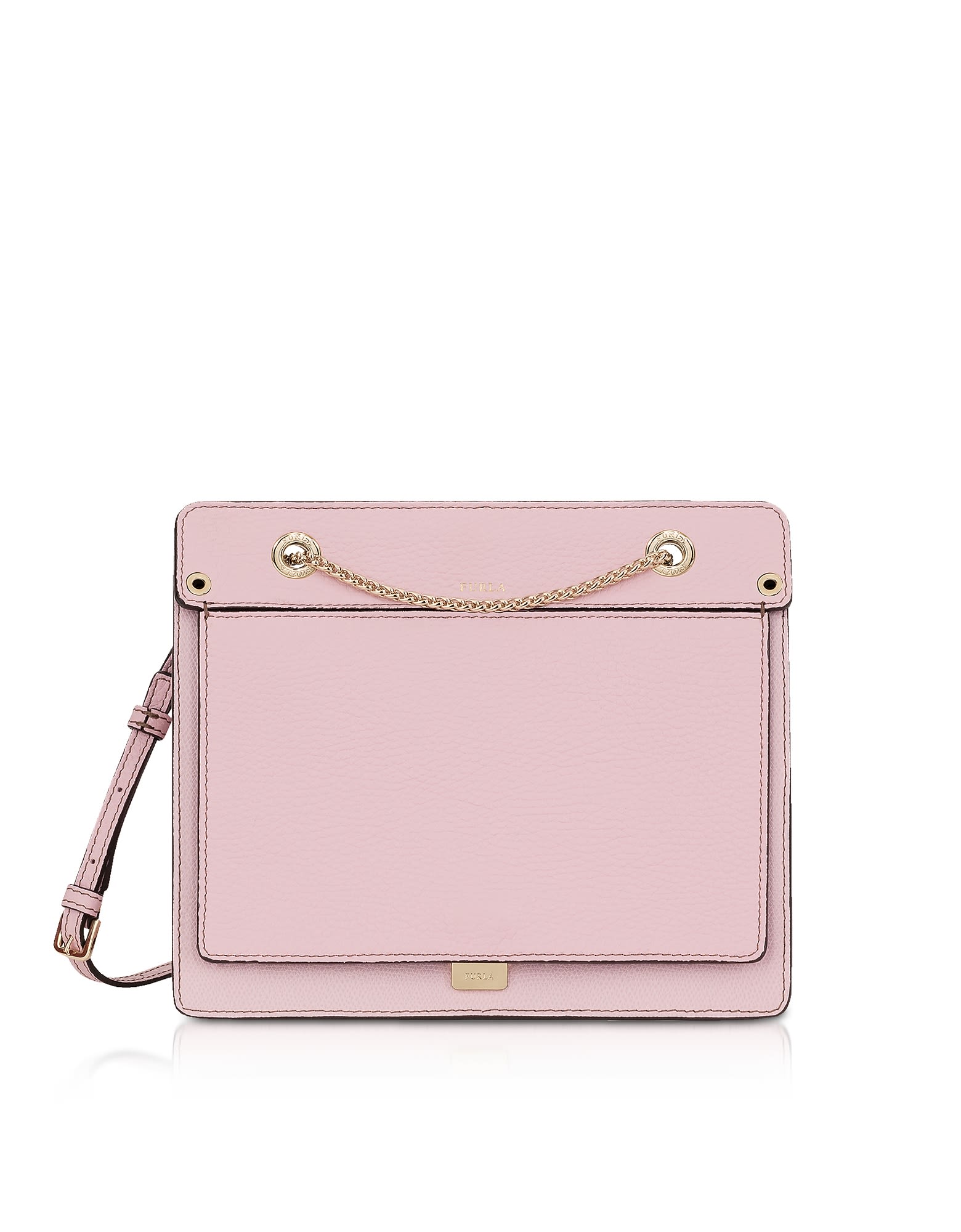 italist | Best price in the market for Furla Furla Like Small Leather Crossbody Bag W/chain ...