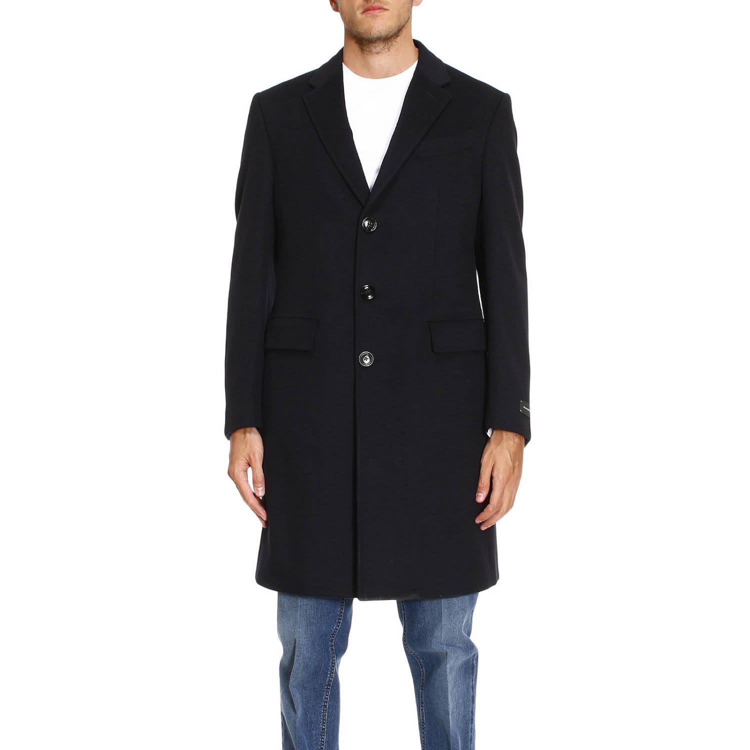 Ermenegildo Zegna - Coat Coat Men Ermenegildo Zegna - blue, Men's Coats ...