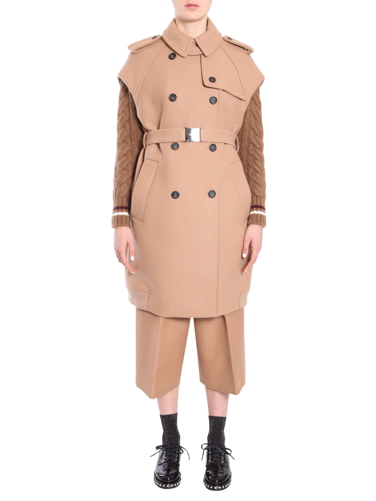 N.21 - Sleeveless Trench Coat - BEIGE, Women's Coats & Jackets | Italist