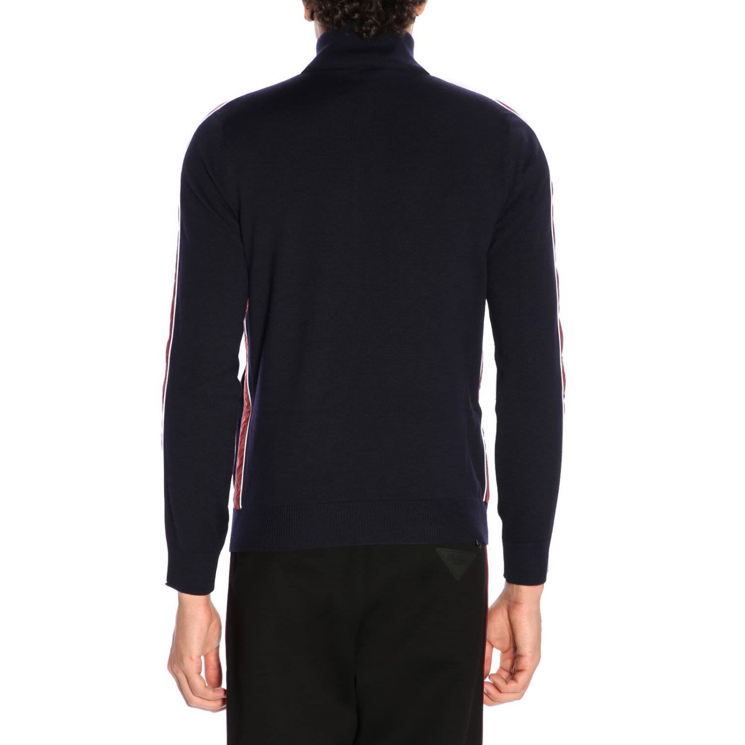 italist | Best price in the market for Prada Sweater Sweater Men Prada - blue - 10678507 | italist