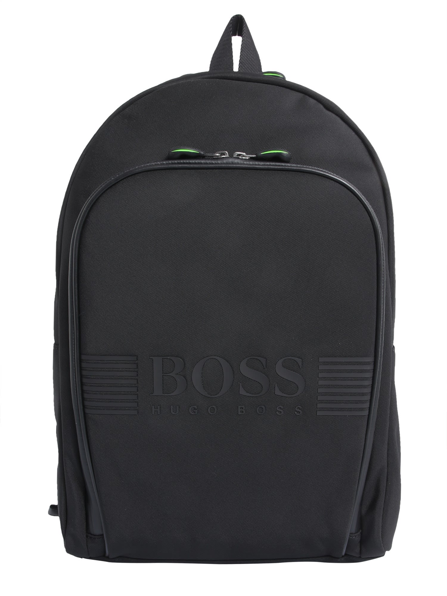 Hugo Boss Backpack With Logo Lettering In Nero | ModeSens