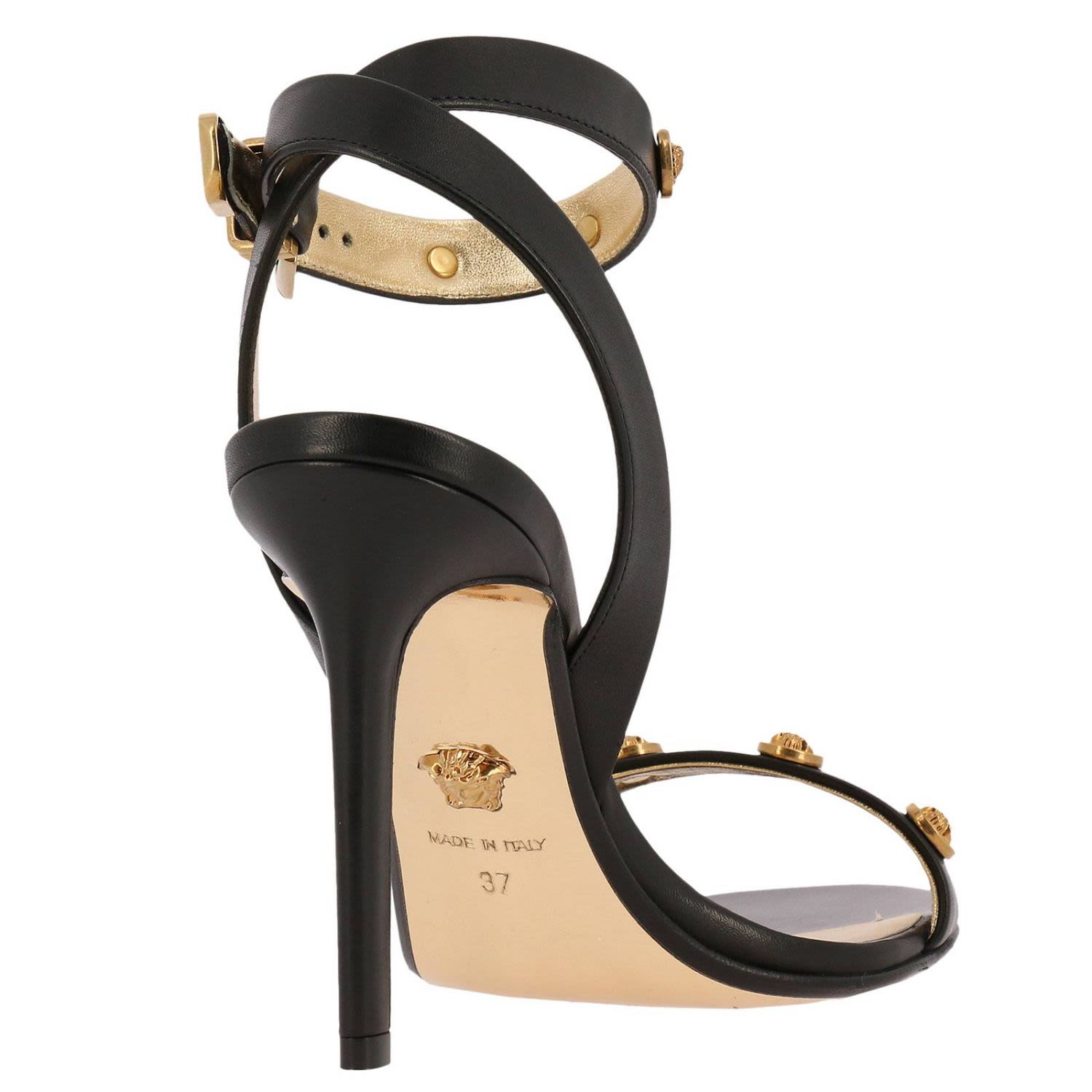 Versace - Heeled Sandals Shoes Women Versace - black, Women's High ...