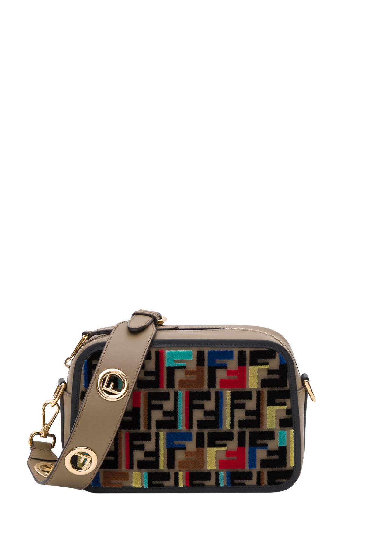Shop Fendi Camera Bag In Multicolor