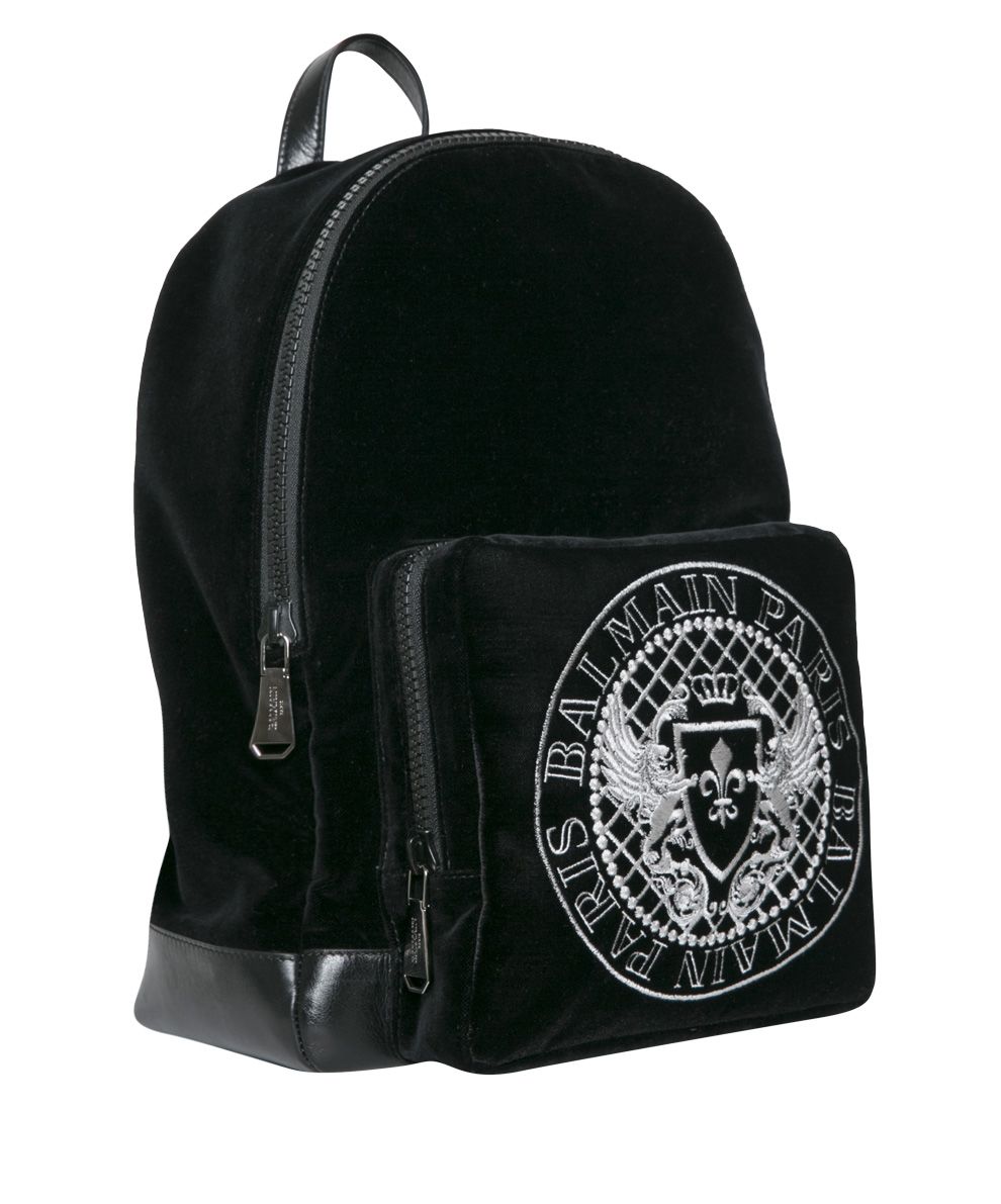 italist | Best price in the market for Balmain Balmain Velvet Backpack ...