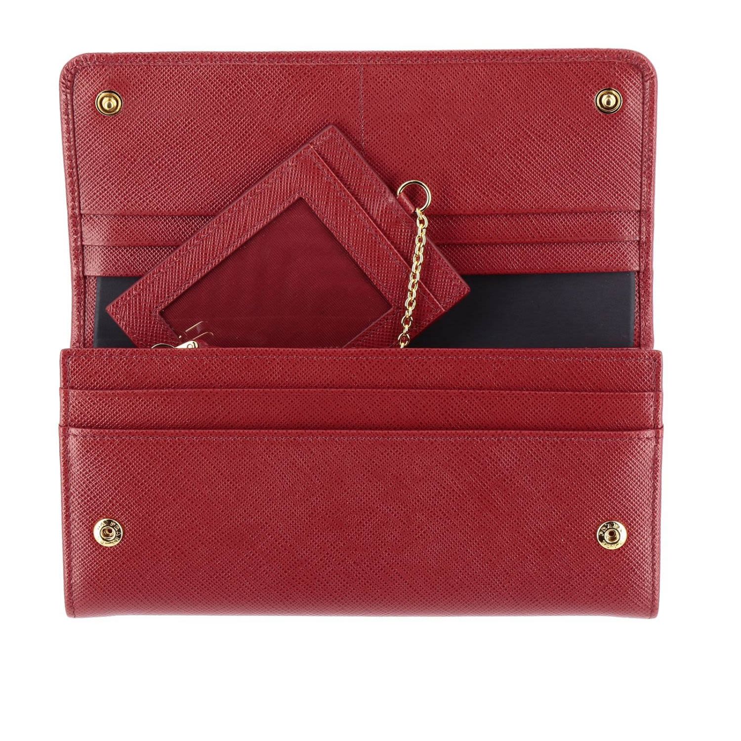 italist | Best price in the market for Prada Prada Wallet Wallet Women Prada - red - 10695666 ...