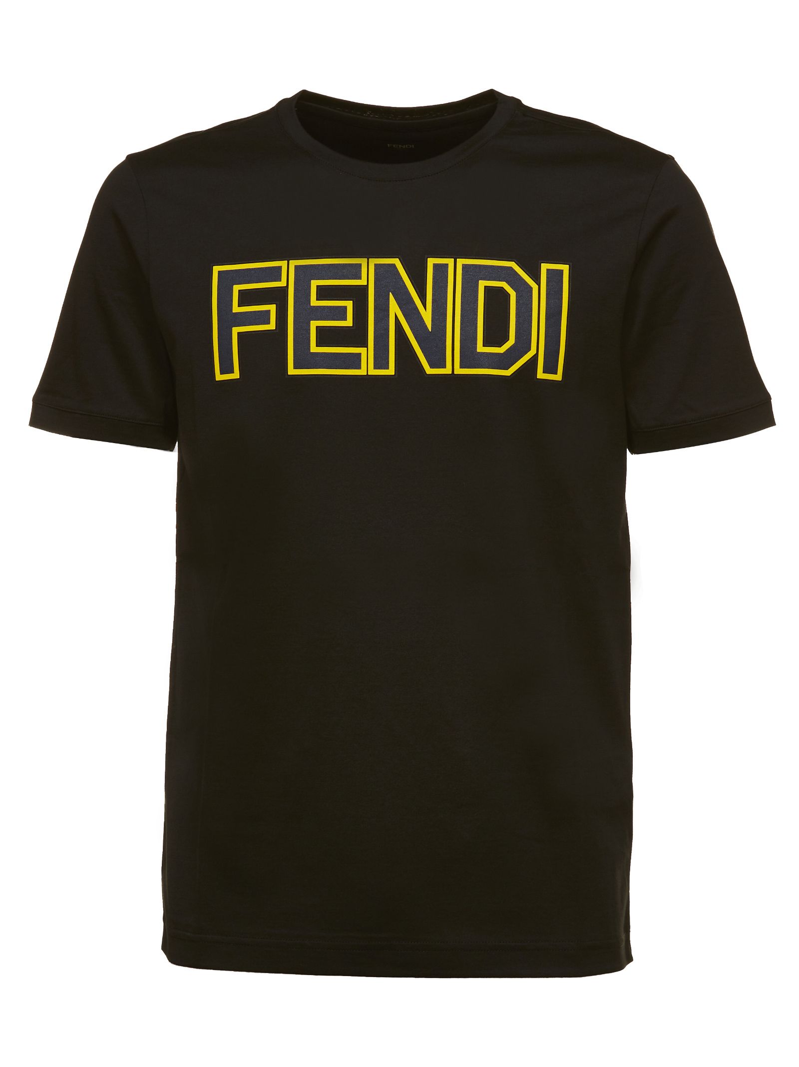 italist | Best price in the market for Fendi Fendi Logo Print T-shirt ...