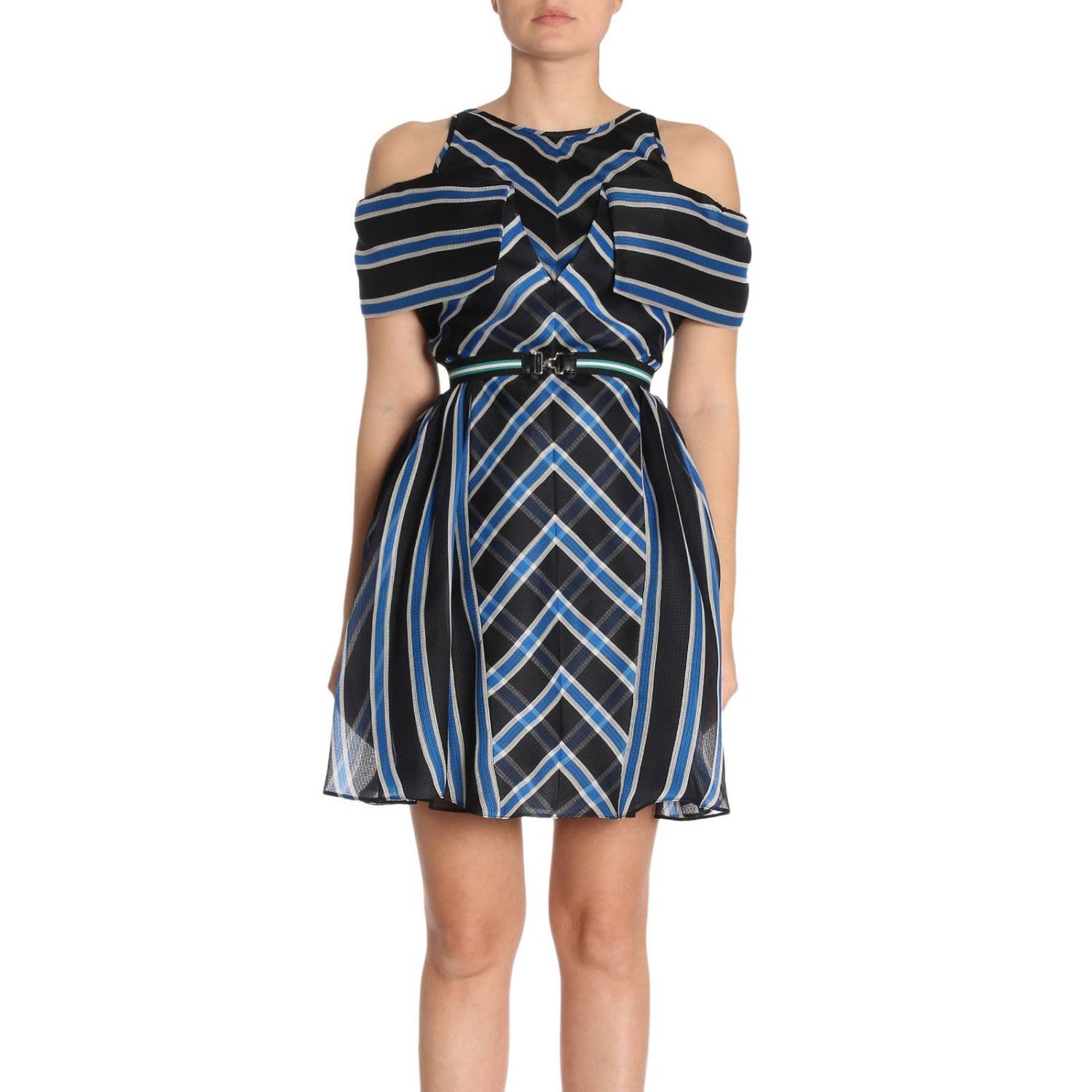 italist | Best price in the market for Fendi Fendi Dress Dress Women Fendi - blue - 10564170