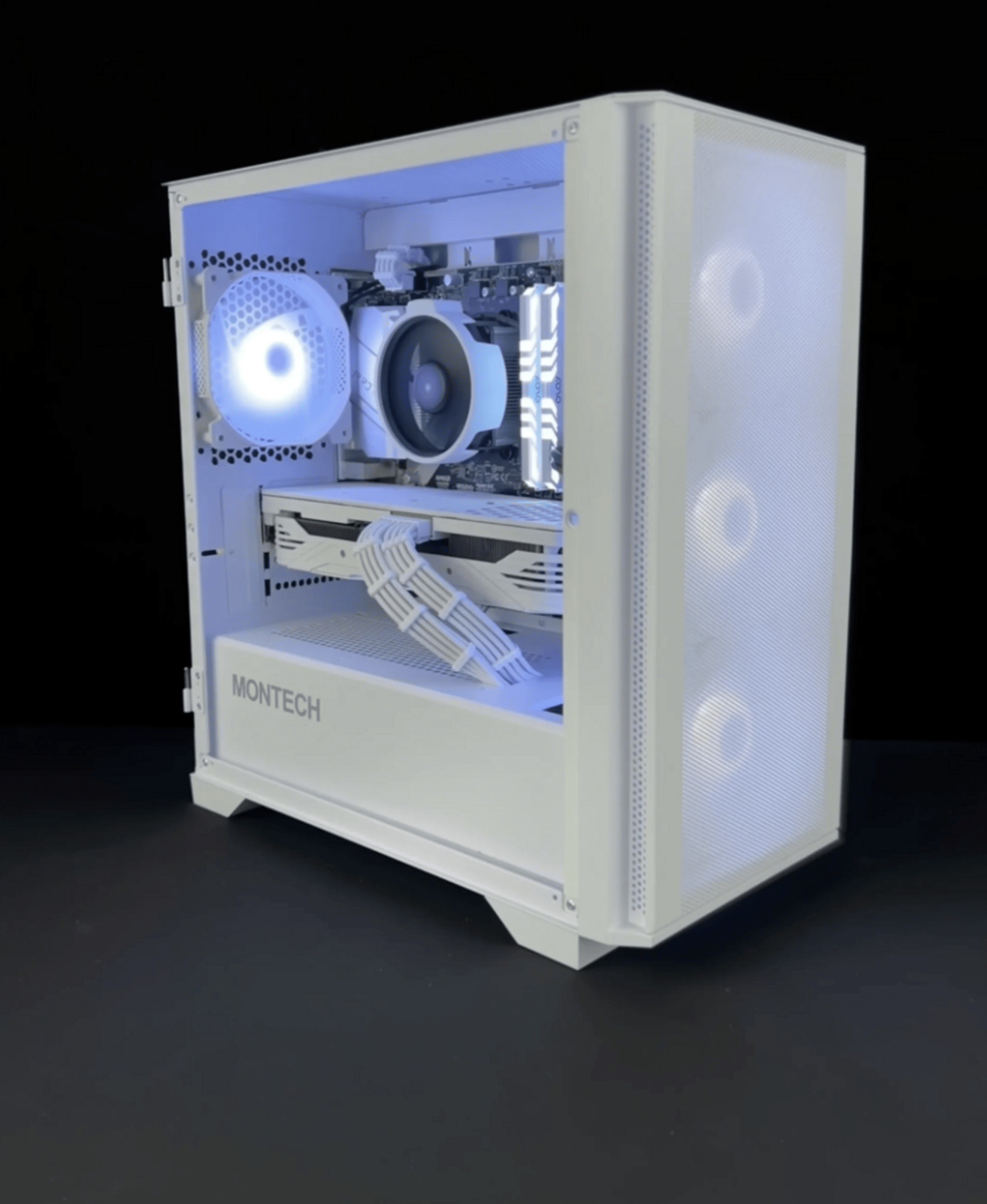 Unveiling the All-White Custom PC Build