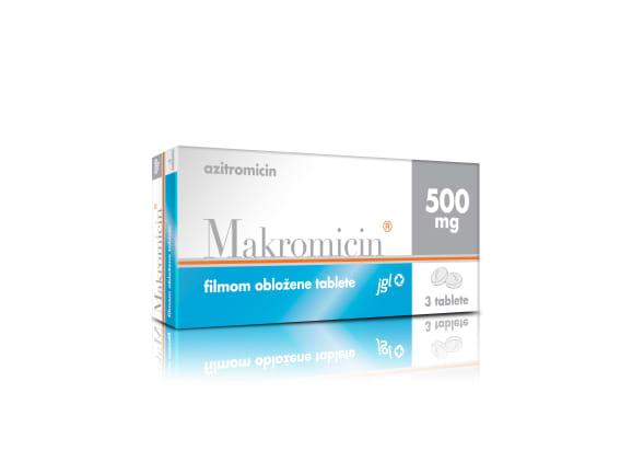 Makromicin 500 mg filmom obložene tablete