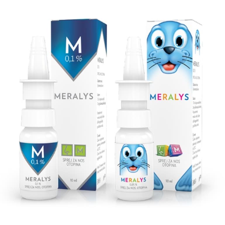 Meralys nasal decongestant spray for children and adults, available for licensing-out.