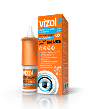 Vizol S Hydro Lipid Balance kapi za oči, emulzija 10 ml