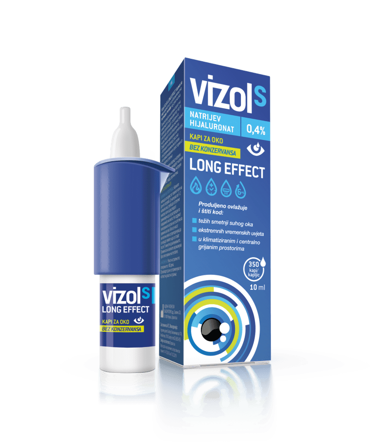 Vizol S Long Effect artificial tears in drop form