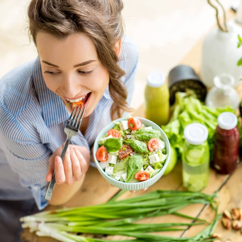 Achten Sie auf Ihre gesunde Ernährung und Flüssigkeitszufuhr 