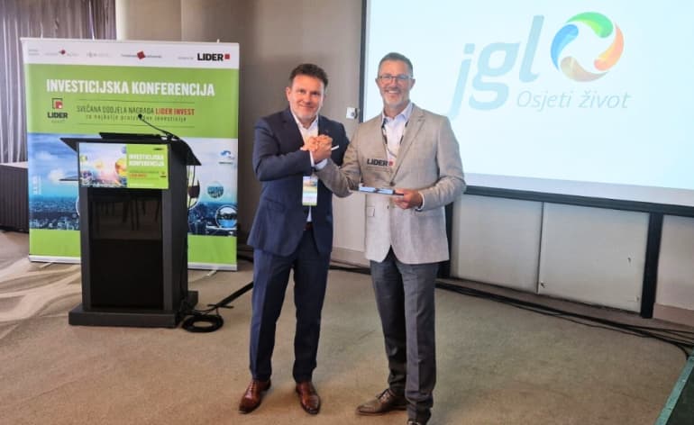 Edukacijski centar JGL-a nagrađen priznanjem Lider invest za kontinuirano ulaganje