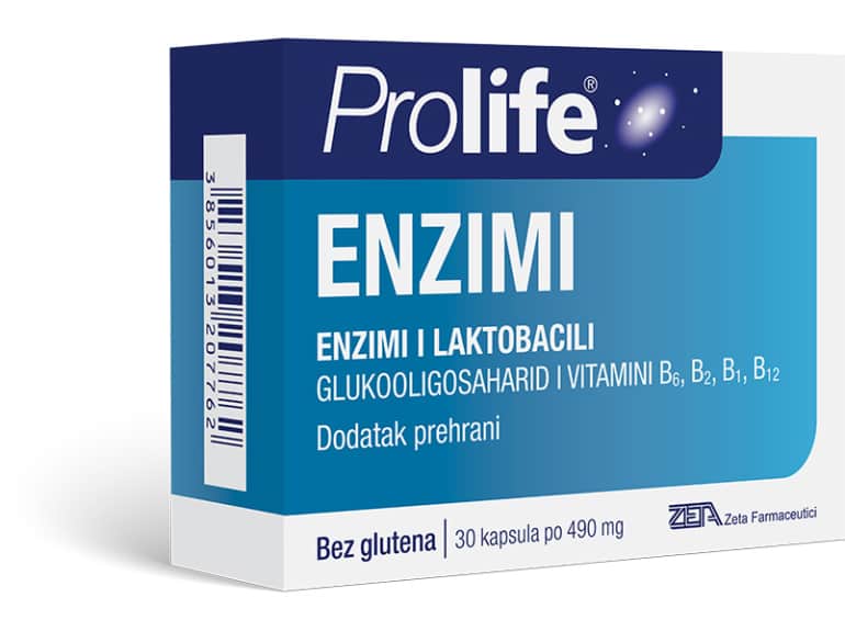 Prolife enzimi - pomažu kod nadutosti i osjećaja težine nakon obroka