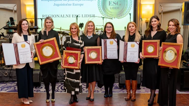 JGL dobitnik nagrade Regionalni ESG lider