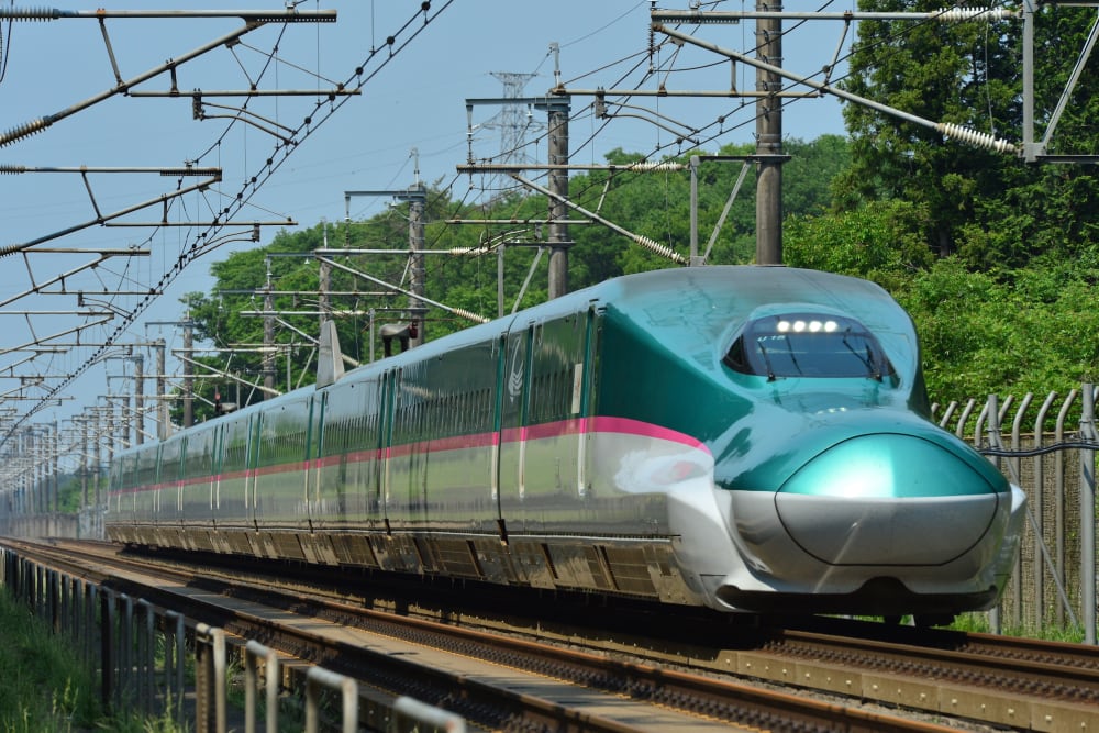 Conjunto De ícones De Cor Rgb Japan. Trem Bala Asiático Shinkansen