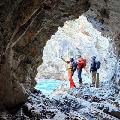 randonneurs en sac à dos à Tohoku