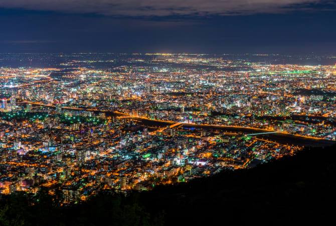 Night views from Mount Hakodate