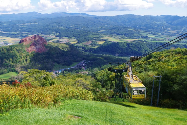 Mt Usu and Mt Showa-Shinzan