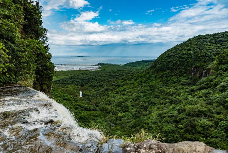 canoeing at Pinaisara waterfall