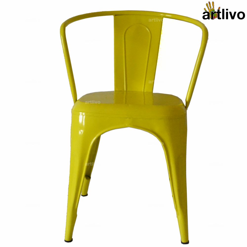 Popart French Yellow Arm Chair Se031 Artlivo Com