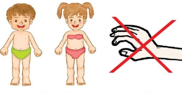 CHA MẸ HÃY DẠY BÉ 4 QUY TẮC VÀNG ĐỂ PHÒNG TRÁNH XÂM HẠI TRẺ EM