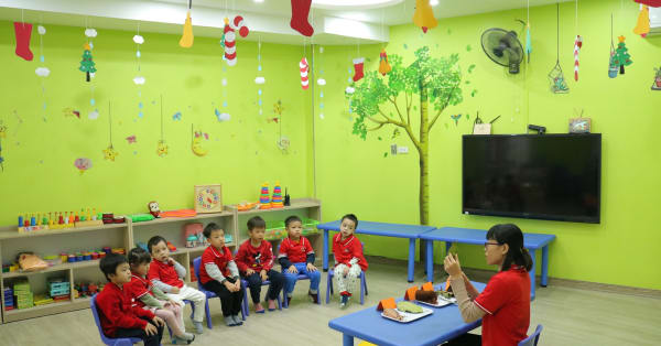 Mầm non Sao Thăng Long tuyển giáo viên