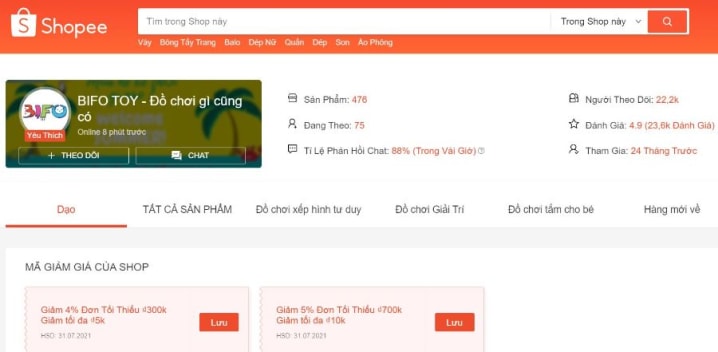 Top 7 shop đồ chơi online uy tín trong khoảng giá 100k-200k