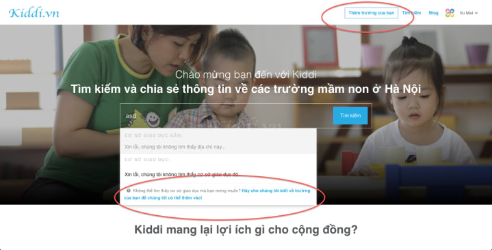 Hướng dẫn sử dụng những tiện ích trên Kiddi.vn