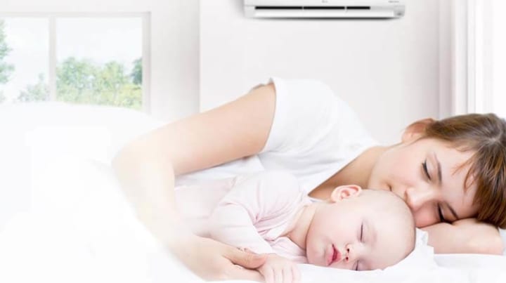 4 LƯU Ý KHI SỬ DỤNG ĐIỀU HÒA CHO TRẺ