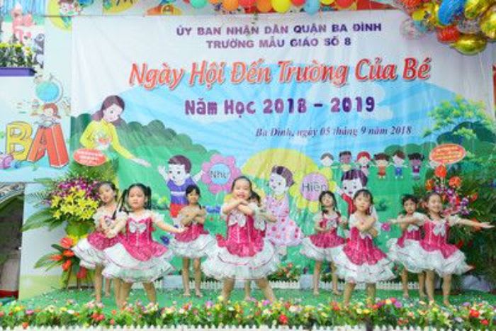 DANH SÁCH TRƯỜNG MẦM NON CÔNG LẬP QUẬN BA ĐÌNH