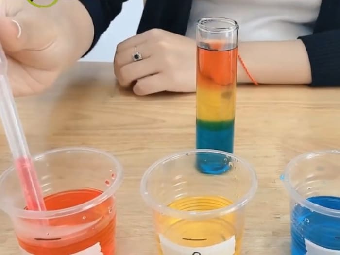 THÍ NGHIỆM KHOA HỌC THÚ VỊ CHO BÉ: CỐC NƯỚC MÀU SẮC