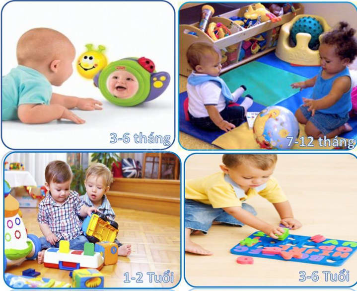 Lựa chọn đồ chơi phù hợp với độ tuổi bé 